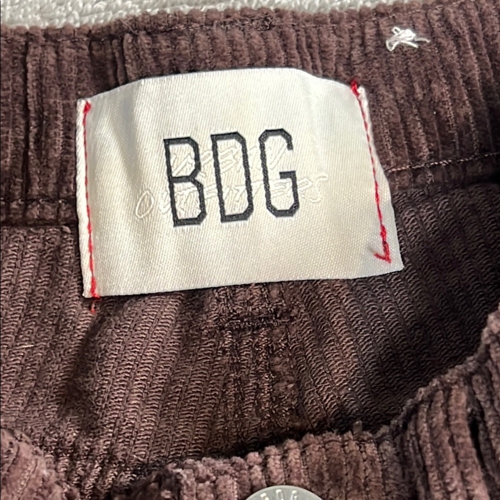 BDG Corduroy Pants High Rise Wide Leg Urban Outfitters size24.         order132 - Picture 3 of 15